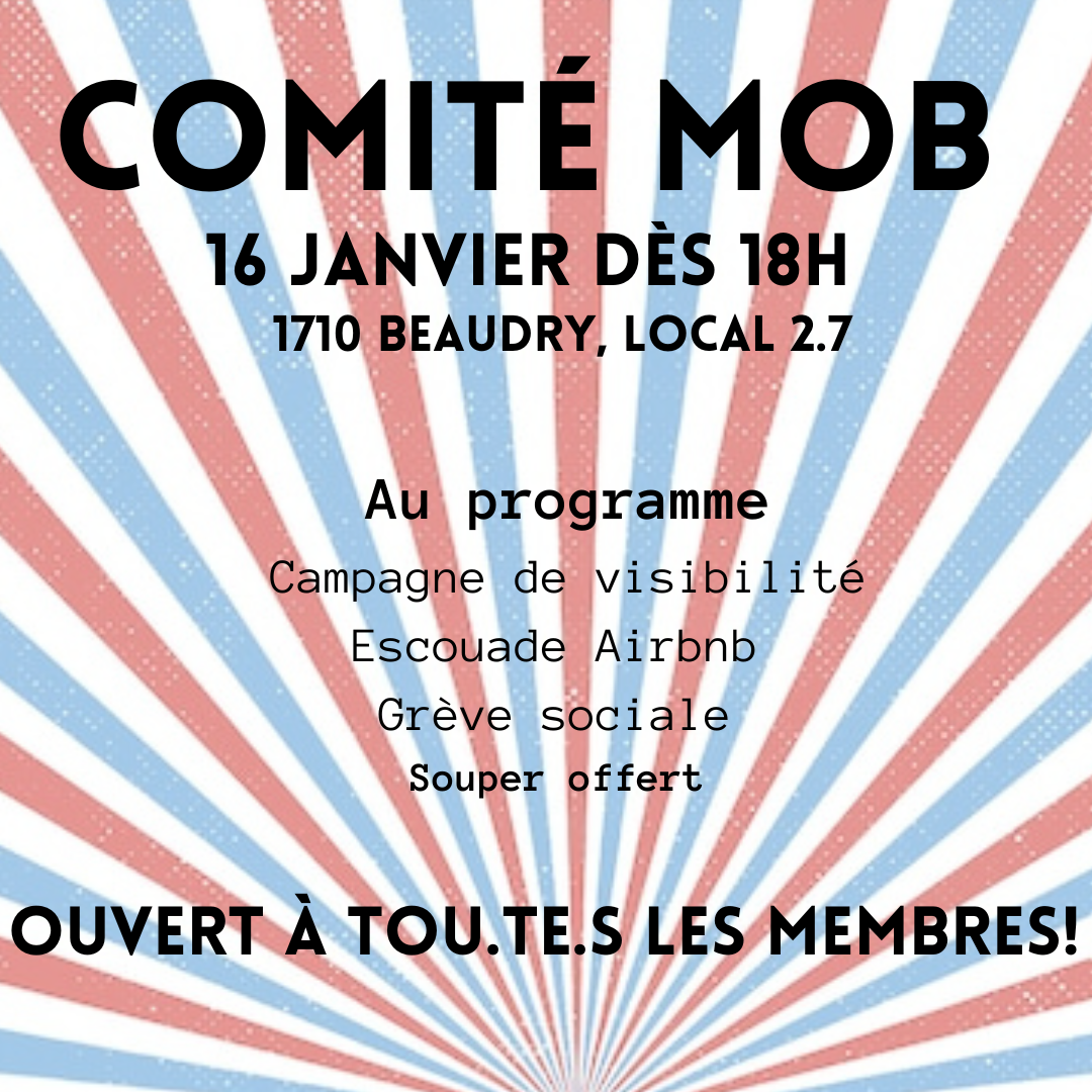 Comité de mobilisation Comité logement VilleMarie